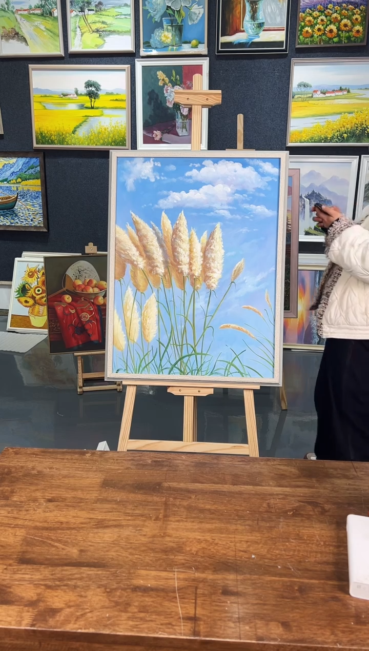 【闪购商品】油画51号 60*80 薰衣草-手绘油画