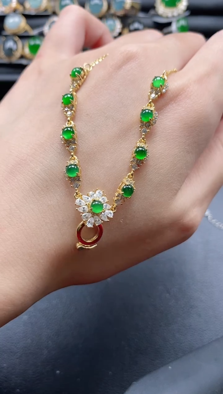 【闪购商品】翡翠戒指银S925镶嵌11111-