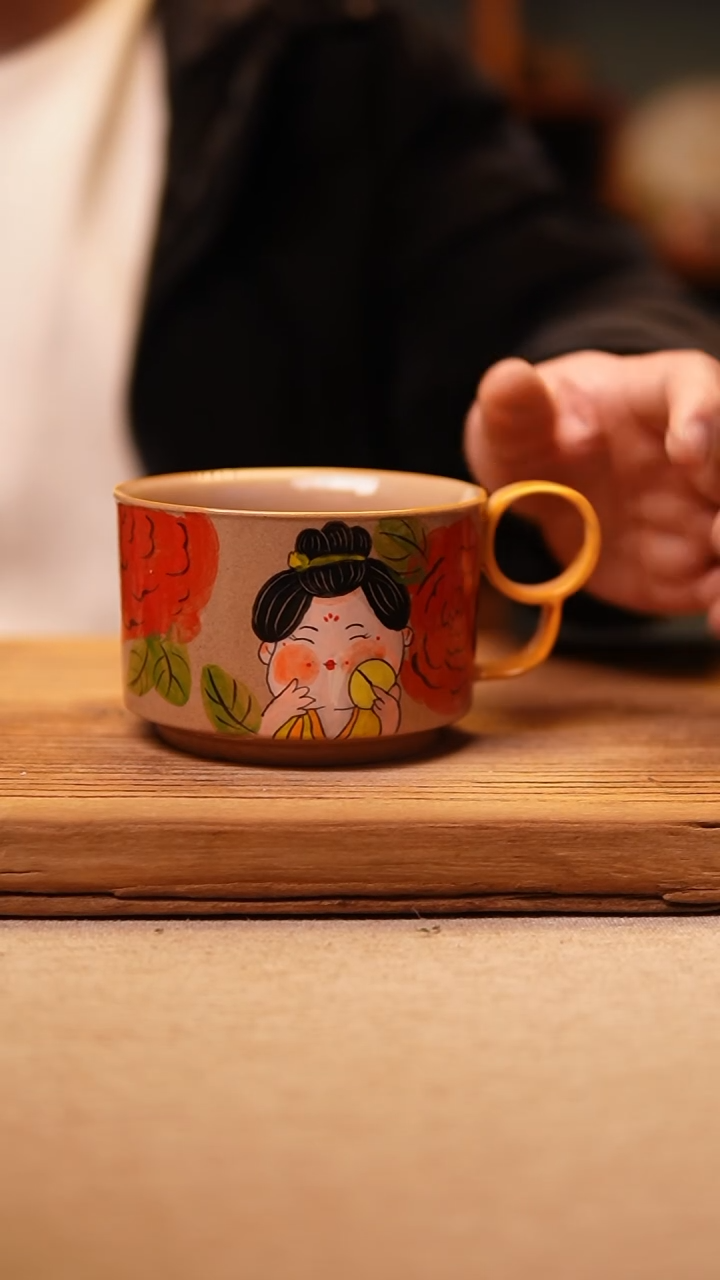 【闪购商品】@@陶园瓷舍@@纯手工手绘@高温釉下彩