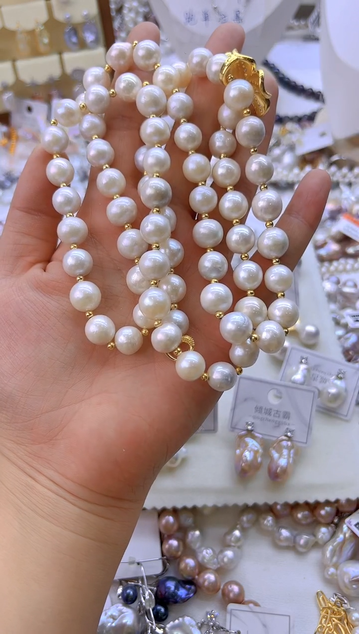 未镶嵌淡水珍珠项链用****7667