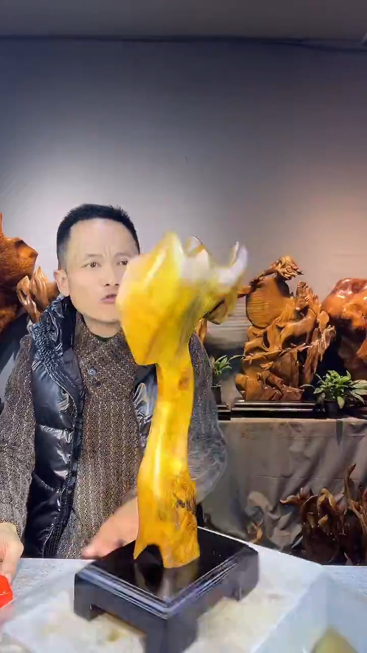 金丝楠厉****新小叶桢楠随行摆件23