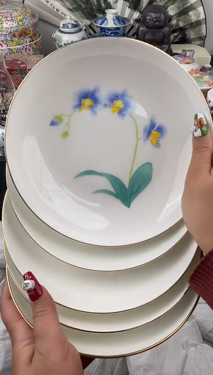 【闪购商品】瓷片五只，看清尺寸品相再拍