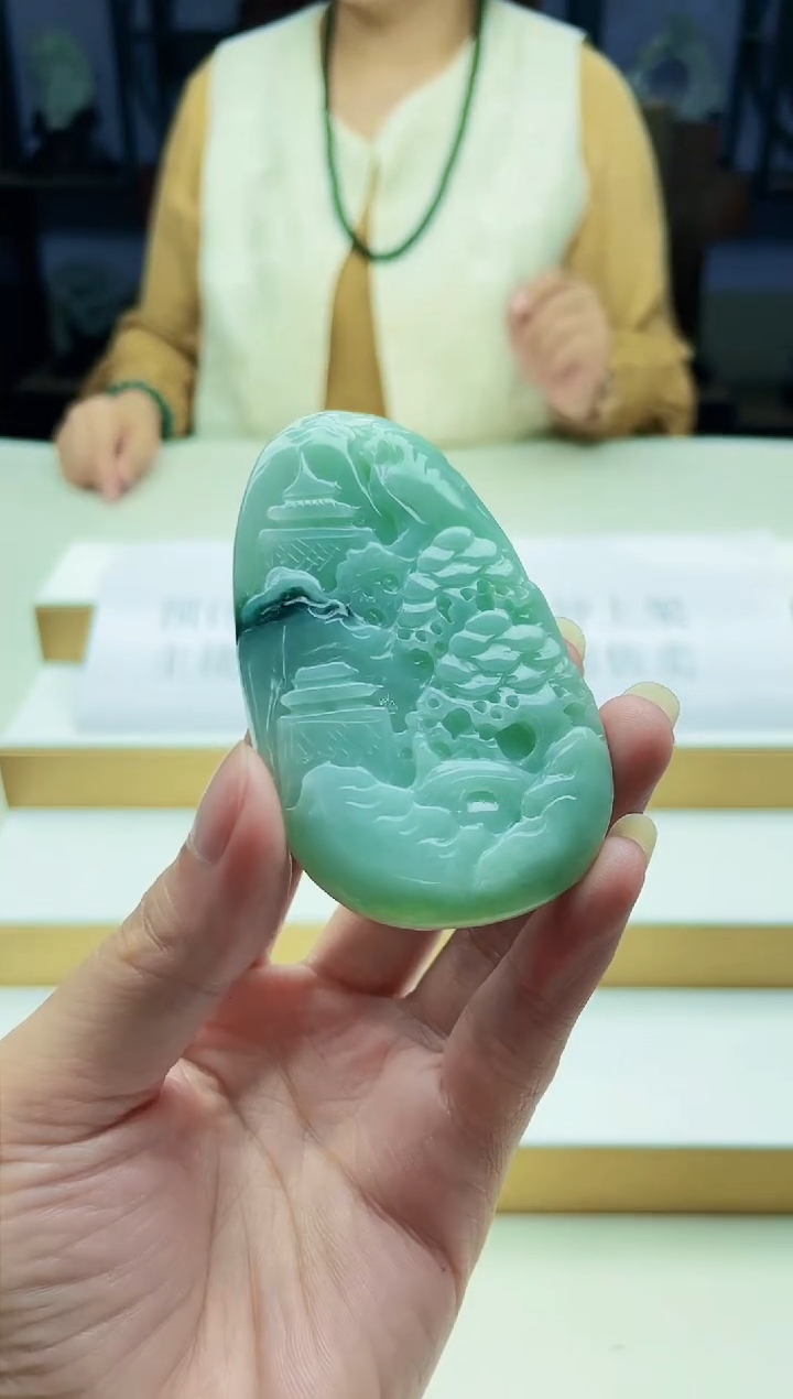 定制翡翠未镶嵌毛货08020015