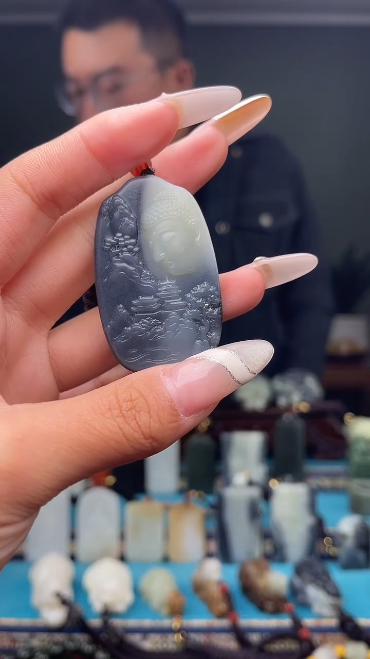 未镶嵌和田玉挂件1