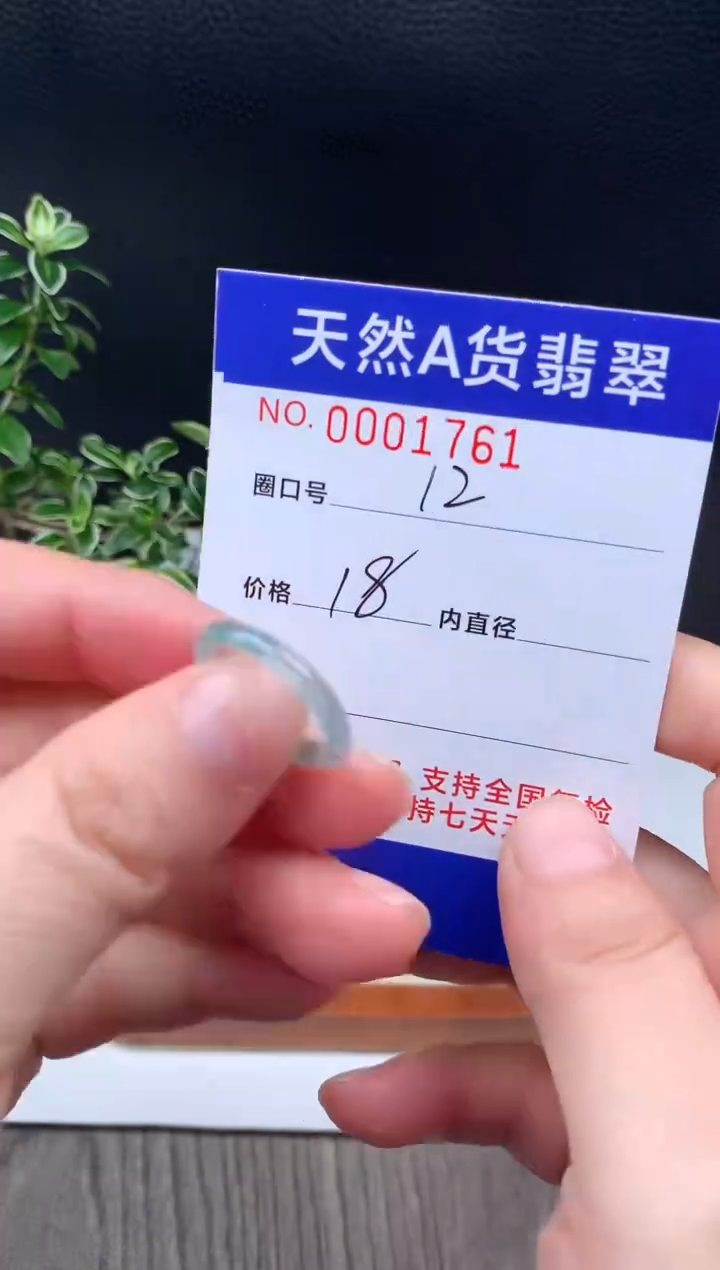 未镶嵌戒指翡翠12#