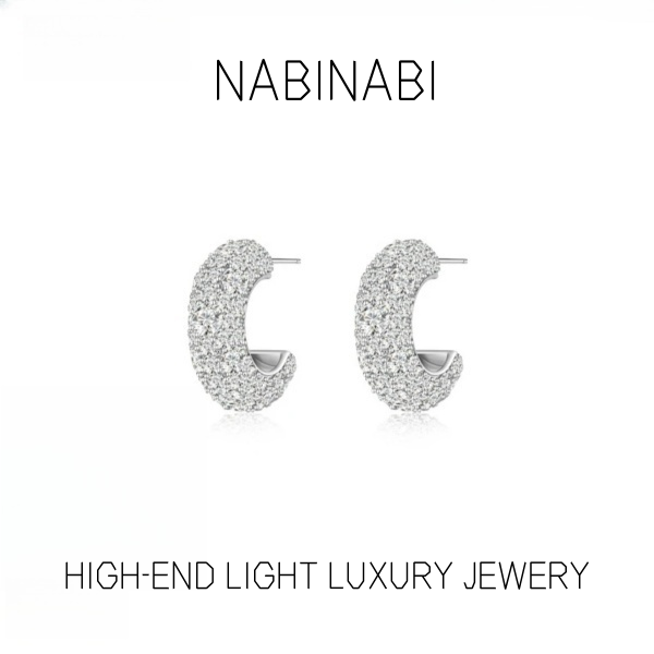 非金属合成锆石耳饰 【灿若繁星】秋冬限定明星同款 耳钉精致0055