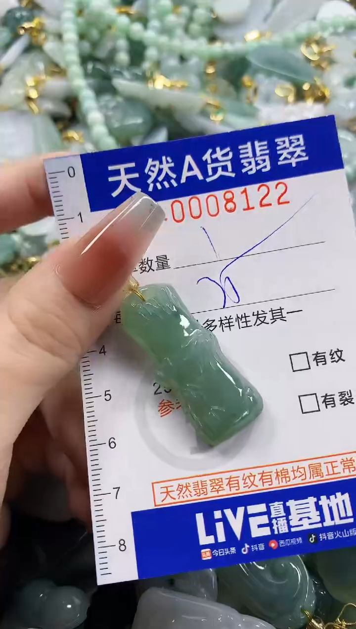 颈饰未镶嵌翡翠天然A货翡翠
