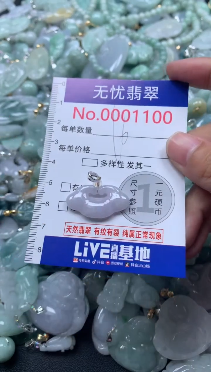 颈饰未镶嵌翡翠1100