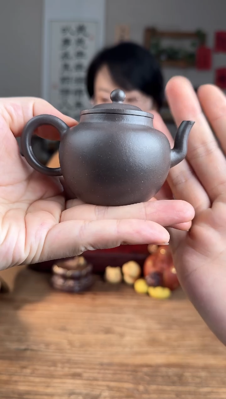【闪购商品】紫砂茶壶古莲子    天青