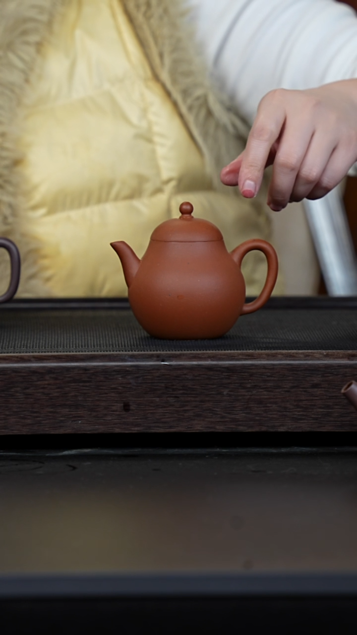 【闪购商品】紫砂茶壶微瑕孤品明清老朱泥文远高梨