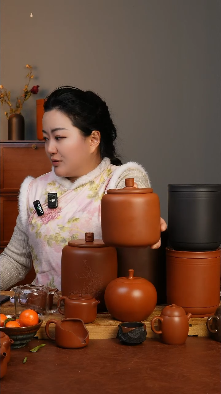 罐不*云南建水紫陶手工茶叶罐小满1个