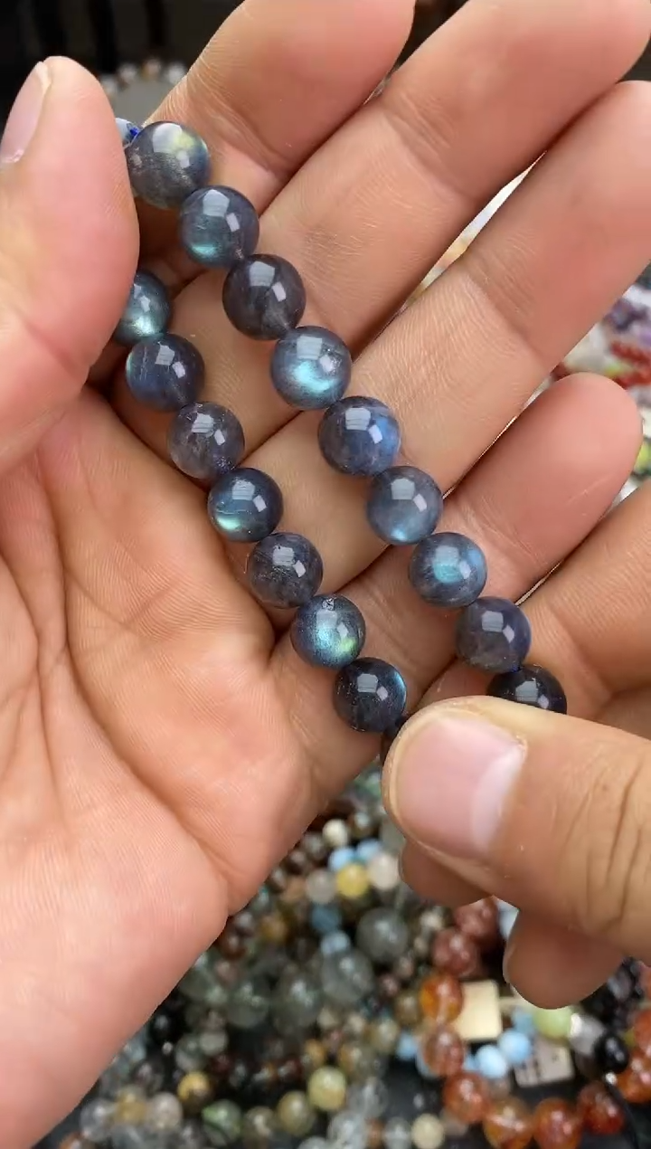 未镶嵌手链拉长石手链