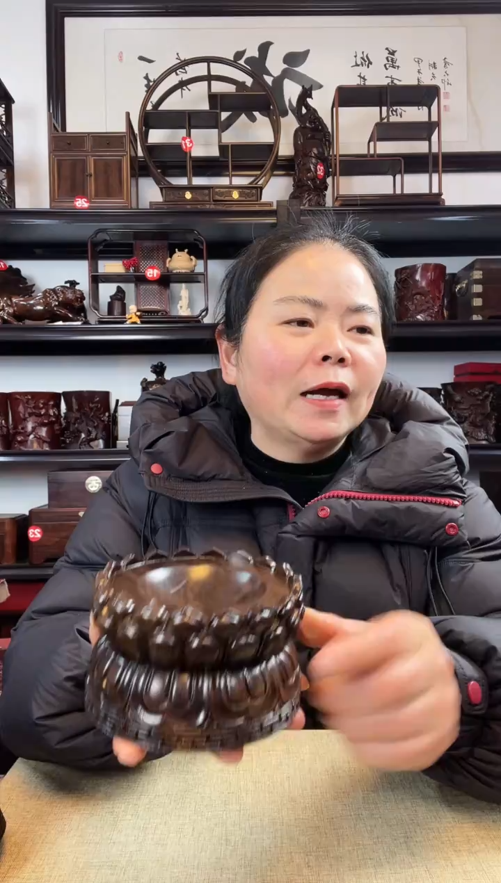 木老李红木工艺品大转