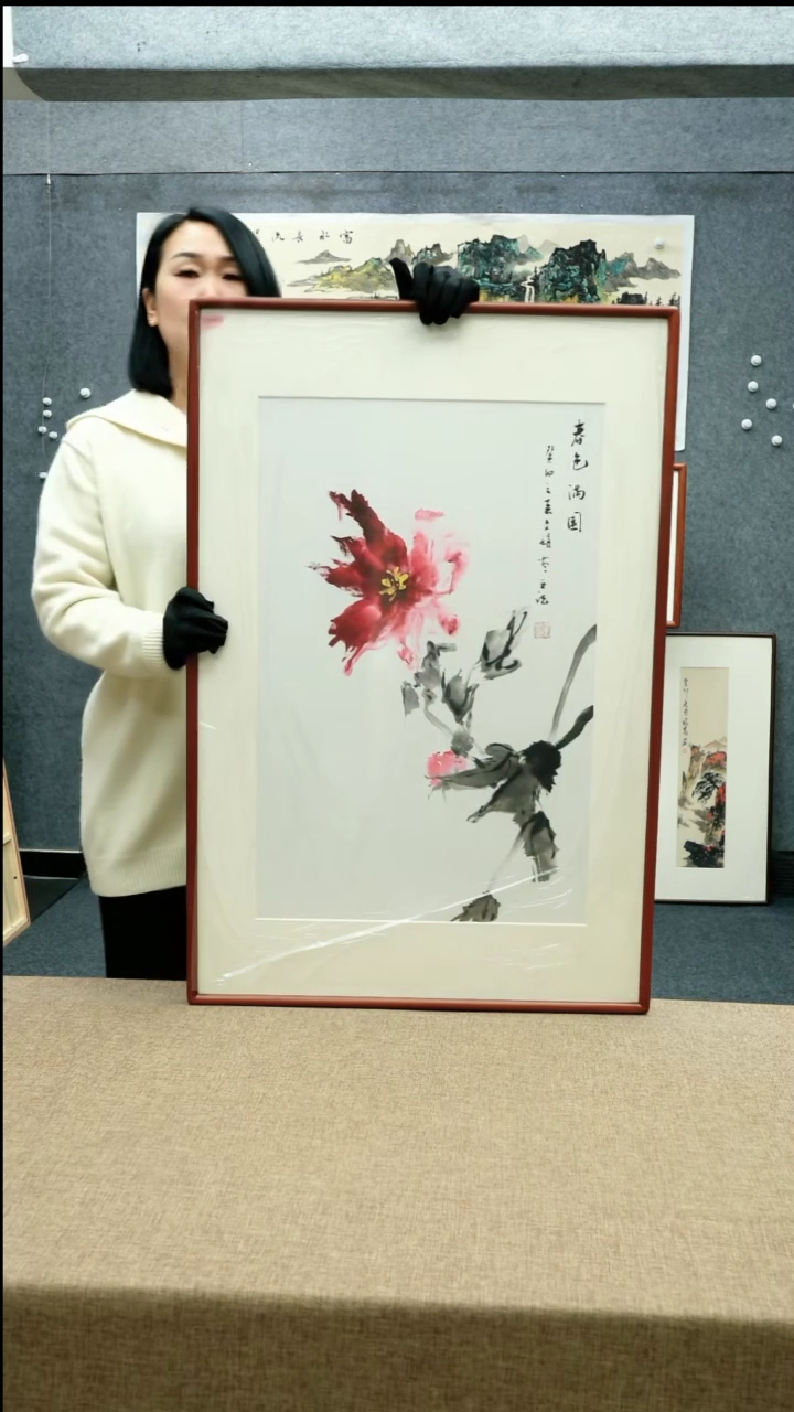 【闪购商品】国画62*92黄文娟老师花鸟