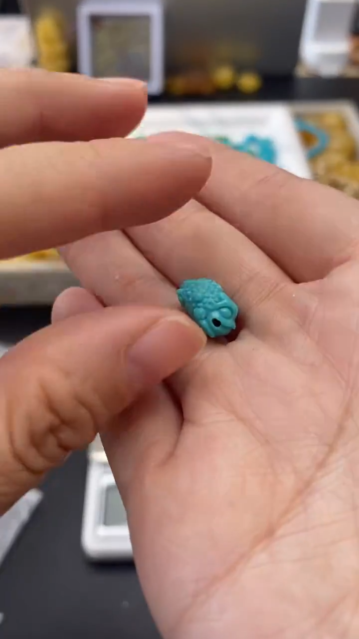 未镶嵌绿松石珠宝奇石805