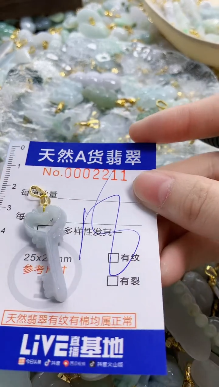 颈饰未镶嵌翡翠天然A货翡翠