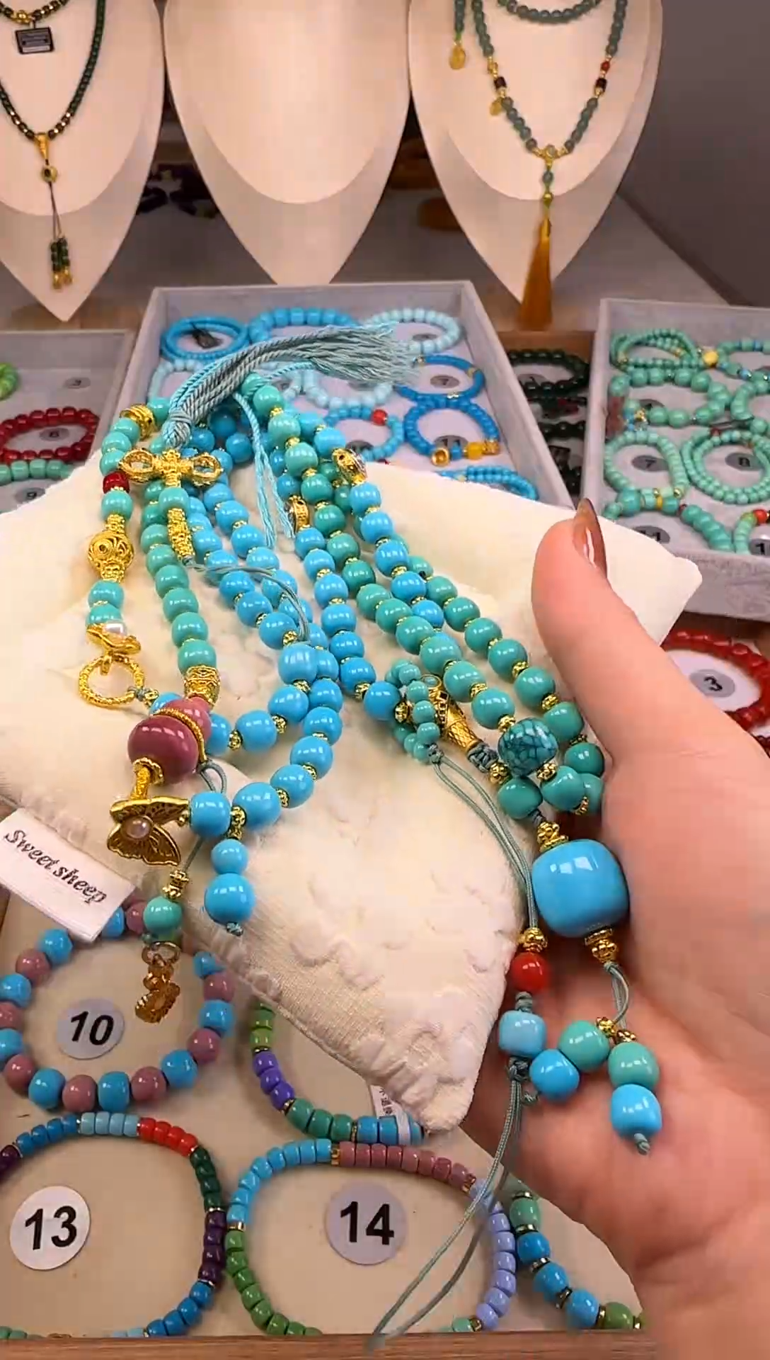 大漆工艺品手串/手链汀禾珍品——180