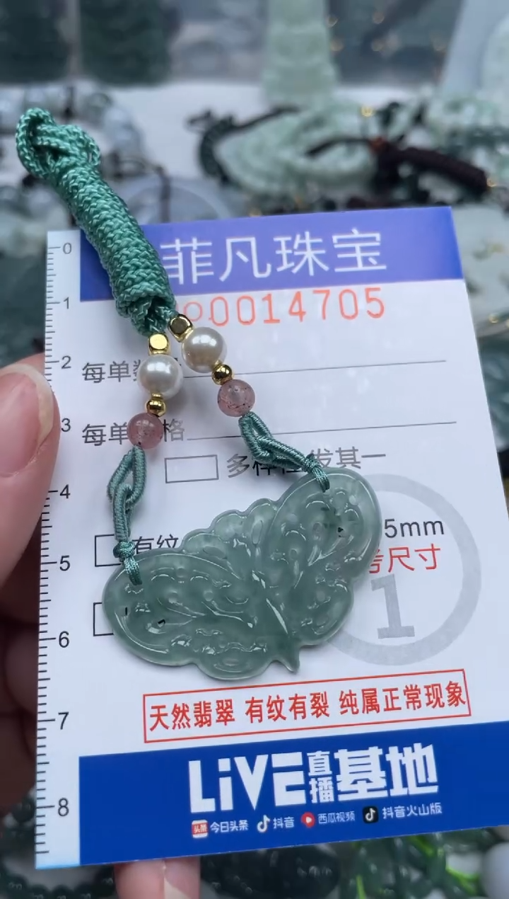 颈饰未镶嵌翡翠14705