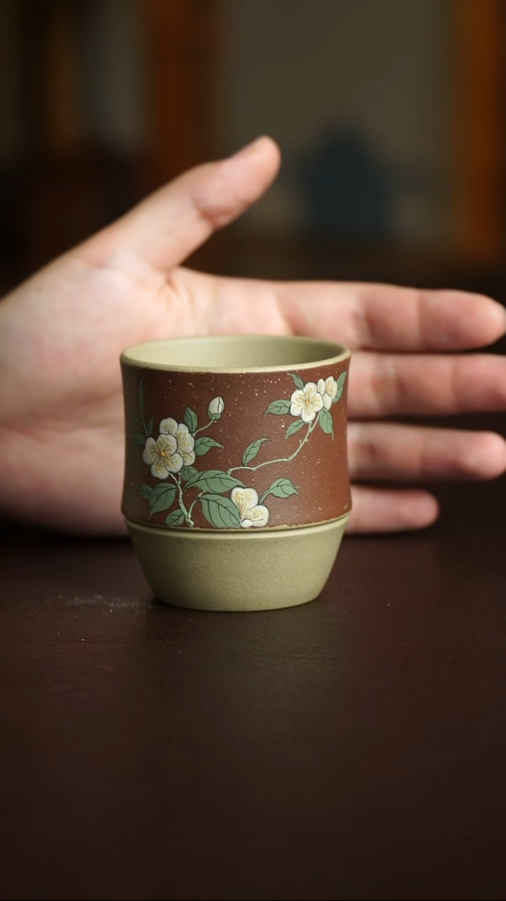 茶杯紫砂24号宜兴原矿紫砂作品