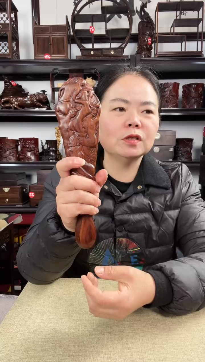 木捶背老李红木工艺品