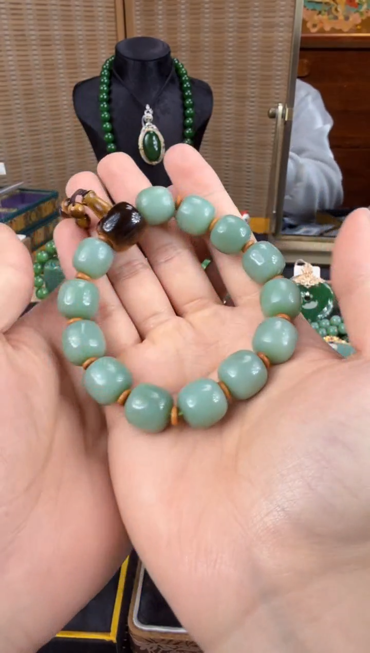 【闪购商品】和田玉（碧玉）手串未镶嵌 