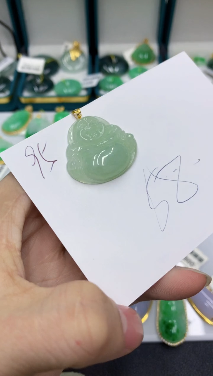 【闪购商品】翡翠颈饰18K金镶嵌号链接11111111111