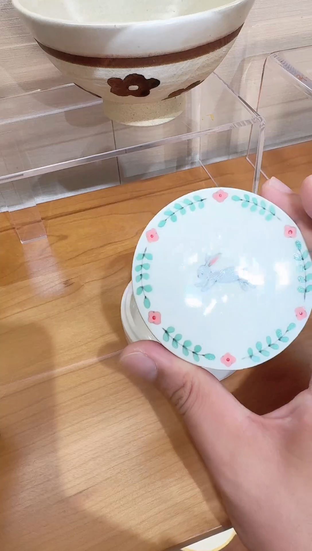 陶日本作家器手作器物井川绚子盖物