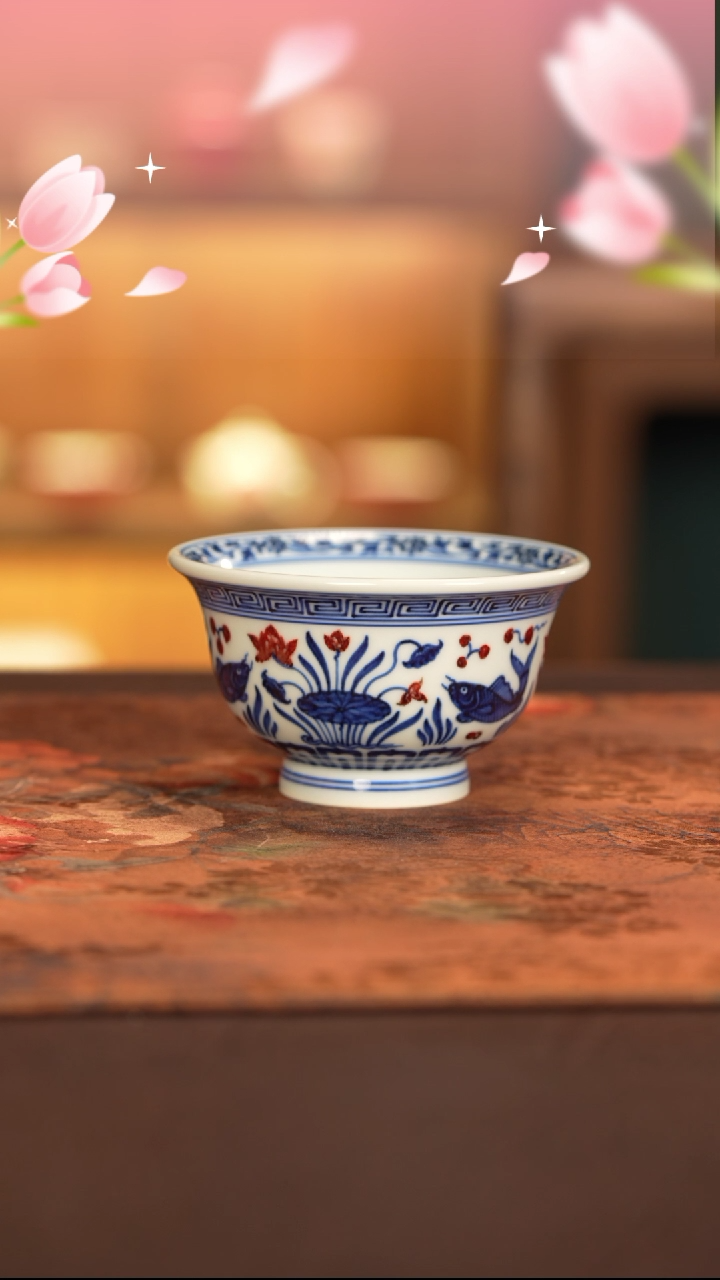 【闪购商品】杯子永明尚玩手工手绘陶瓷