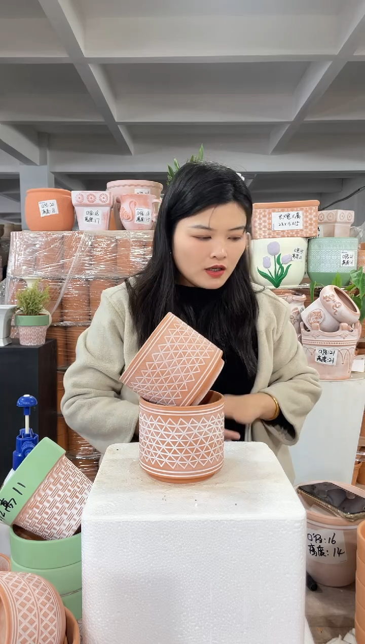 【闪购商品】红陶复古三角12-11两个