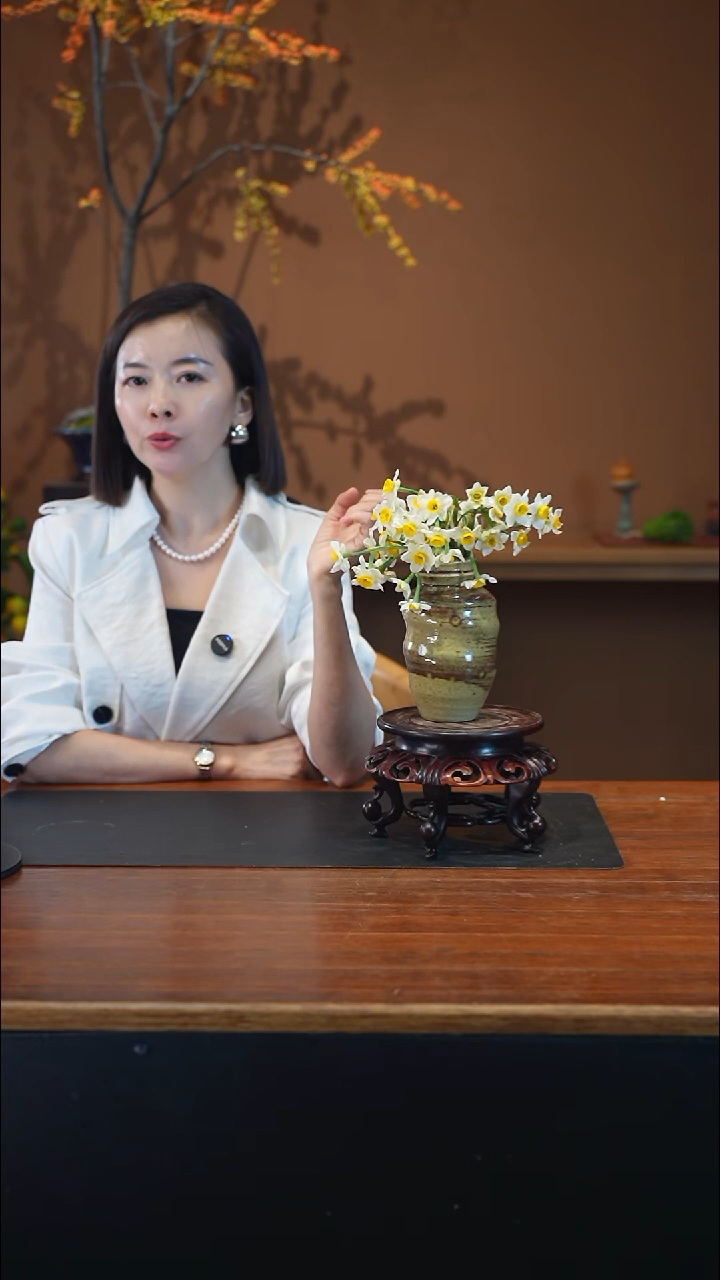 全部花朵水仙盆景盆景