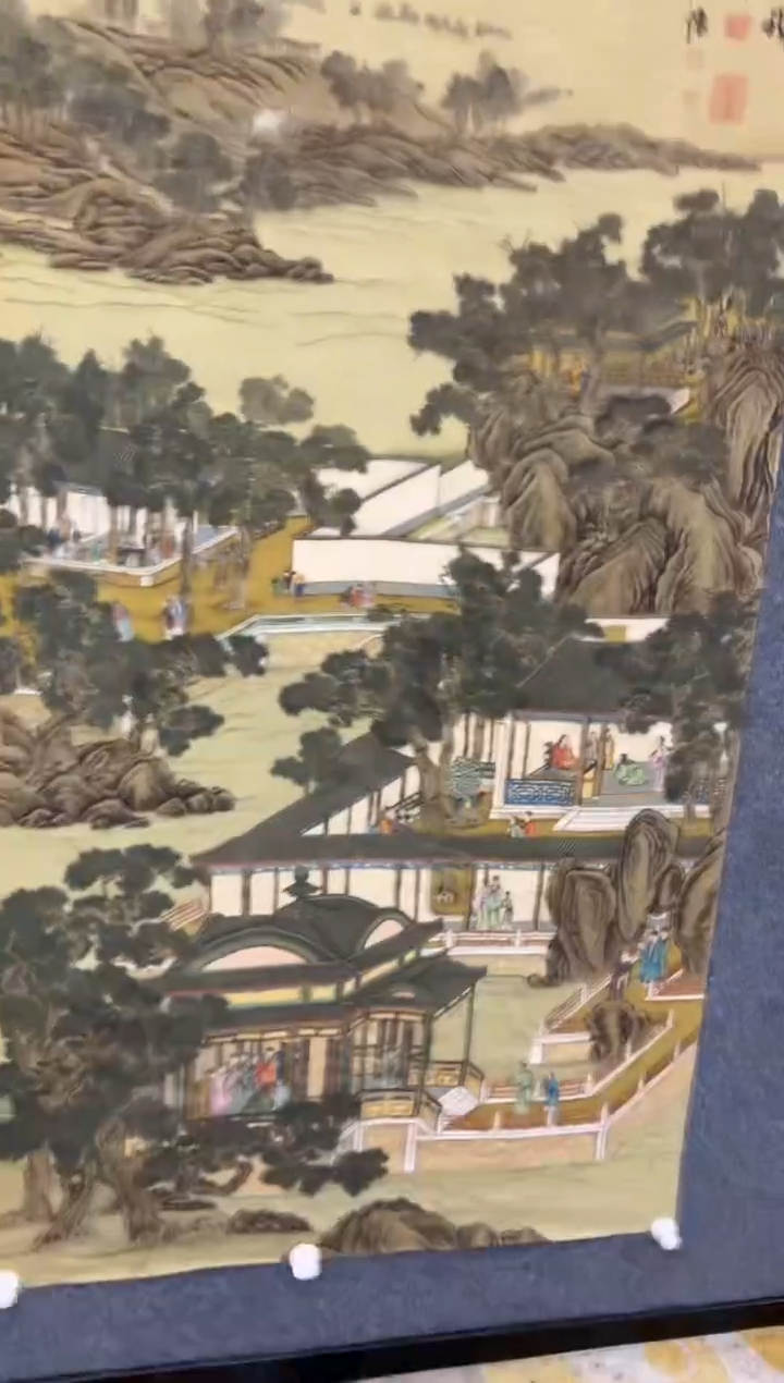 【闪购商品】国画2.19-王夫怀-6尺绢本-056