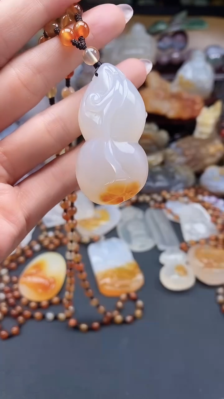 【闪购商品】玛瑙/玉髓颈饰未镶嵌dd