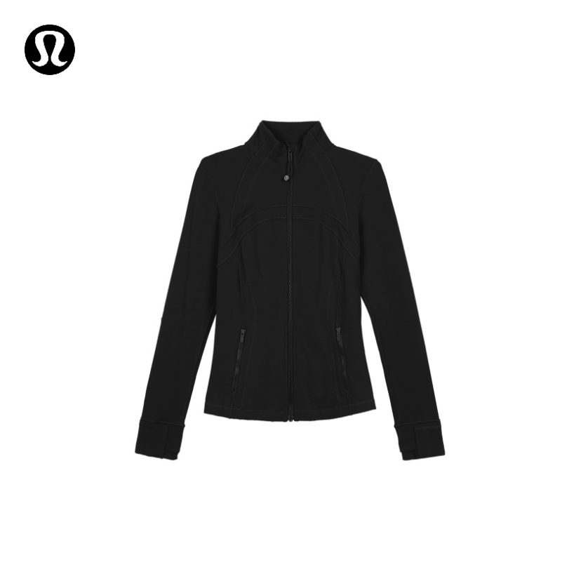 lululemon露露乐蒙立领修身瑜伽服女运动夹克短款健身上衣春夏款