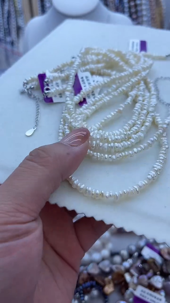 【闪购商品】淡水珍珠项链银S925镶嵌754多样性发货 发其一