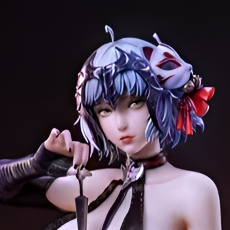 《肥嫂GK》【卡】私人定制  DT 黑贞德 B版 樱花隐忍 雕像GK