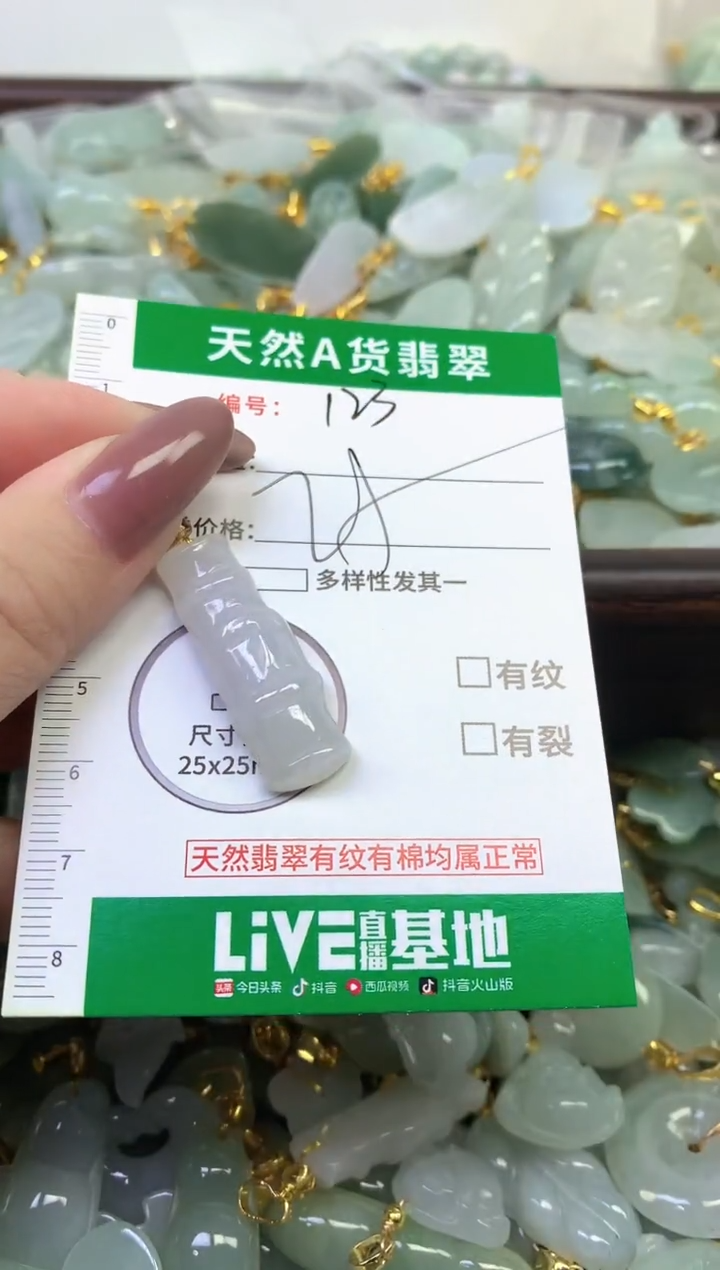 颈饰未镶嵌翡翠纯天然缅甸A货翡翠