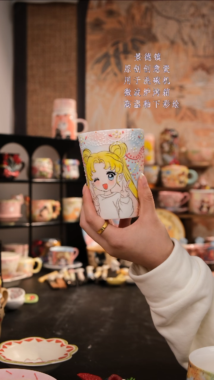 摆件陶旺的可以陶瓷设计师款