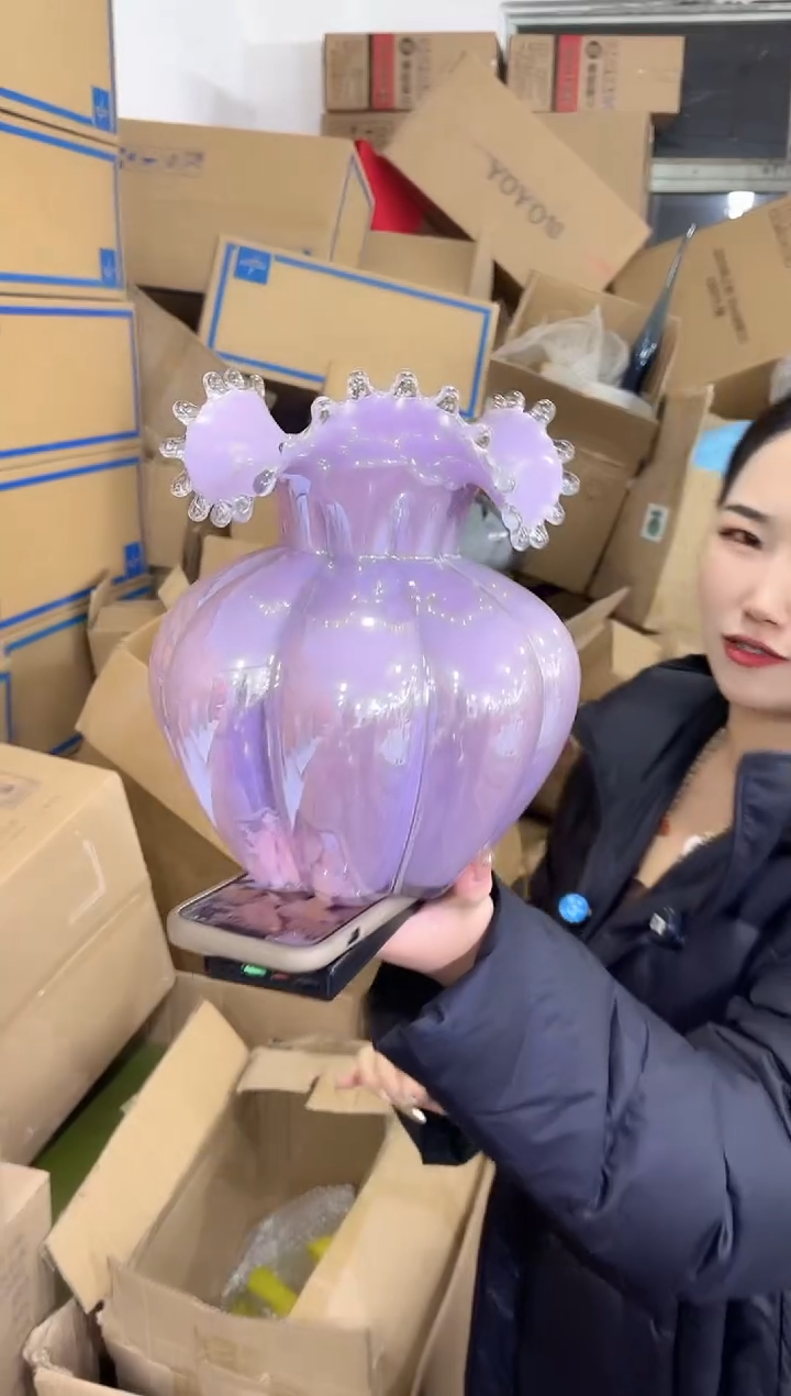 【闪购商品】琉璃昕洋花器X-品9