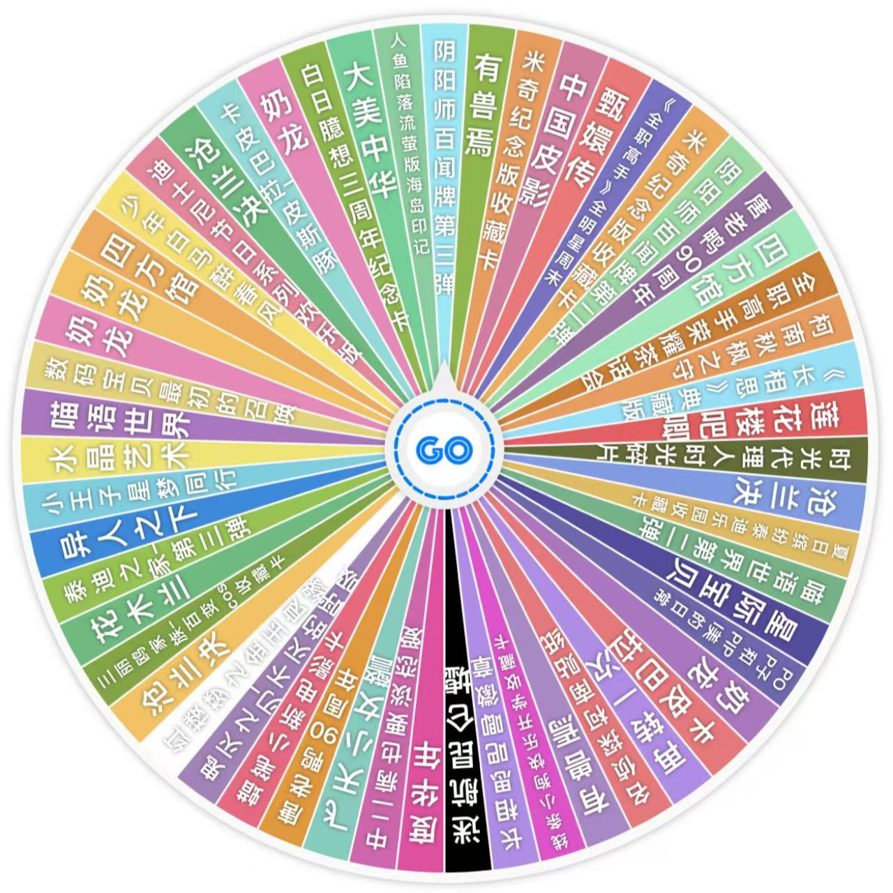 【大转盘】《大杂烩》包括卡牌吧唧（代拆）