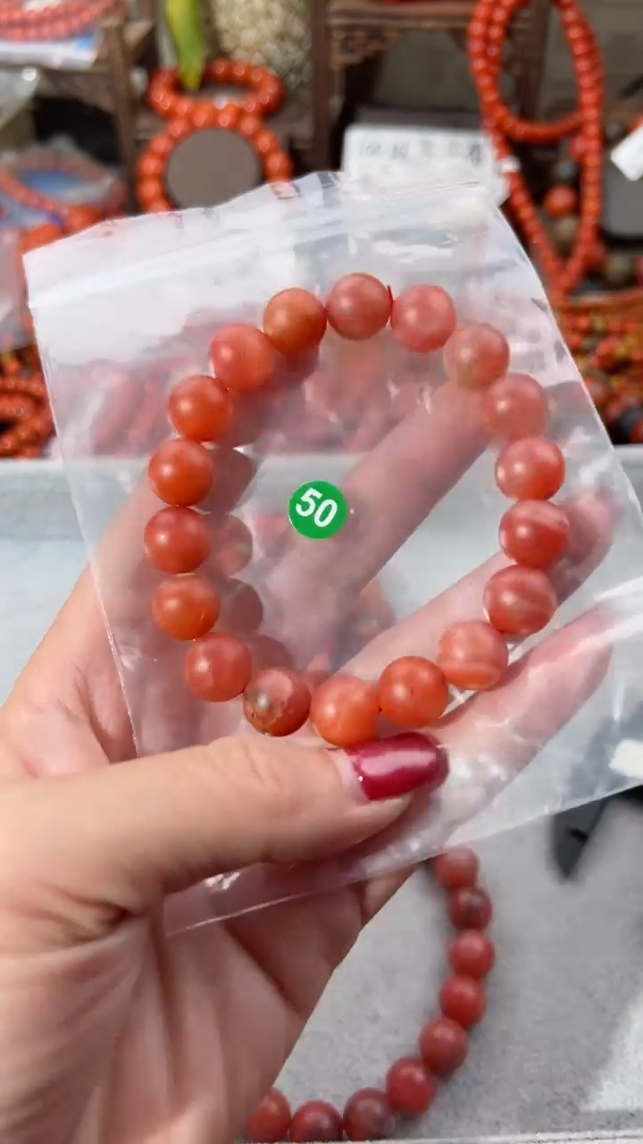 【闪购商品】南红玛瑙手串未镶嵌11+