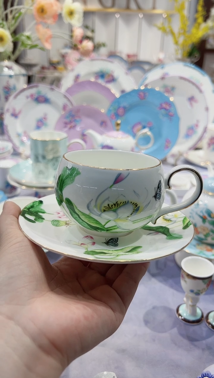 【闪购商品】36%以上骨粉骨瓷杯碟·