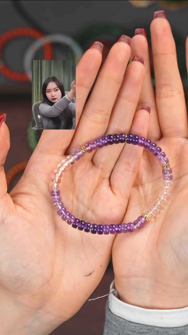 【闪购商品】紫晶手串未镶嵌111111111111111111