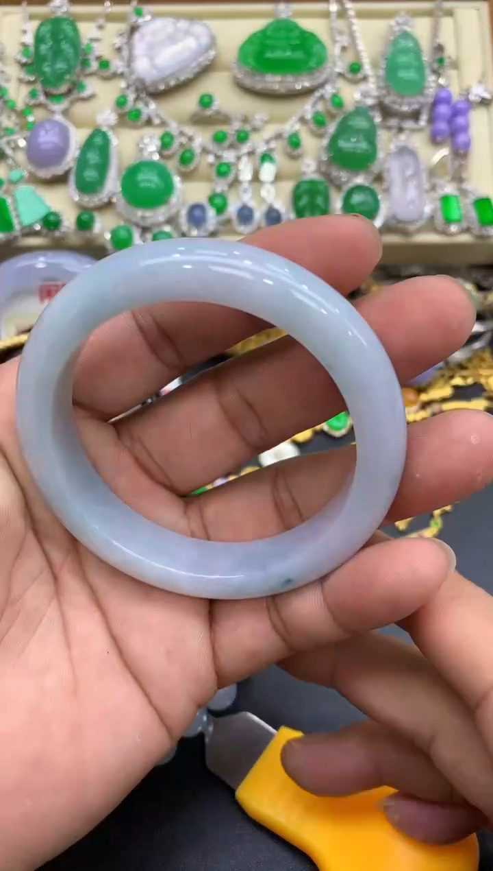 未镶嵌手镯翡翠215-中国好珍宝