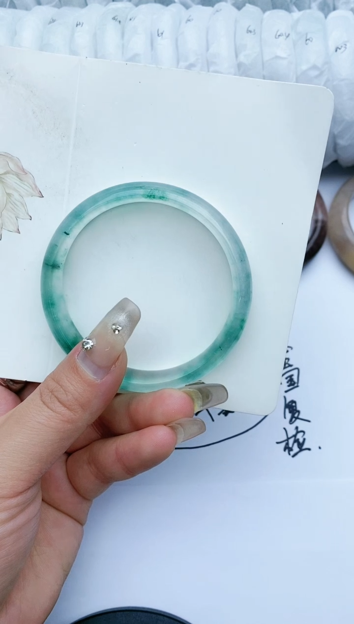 【闪购商品】石英质玉手镯未镶嵌S10-59-60