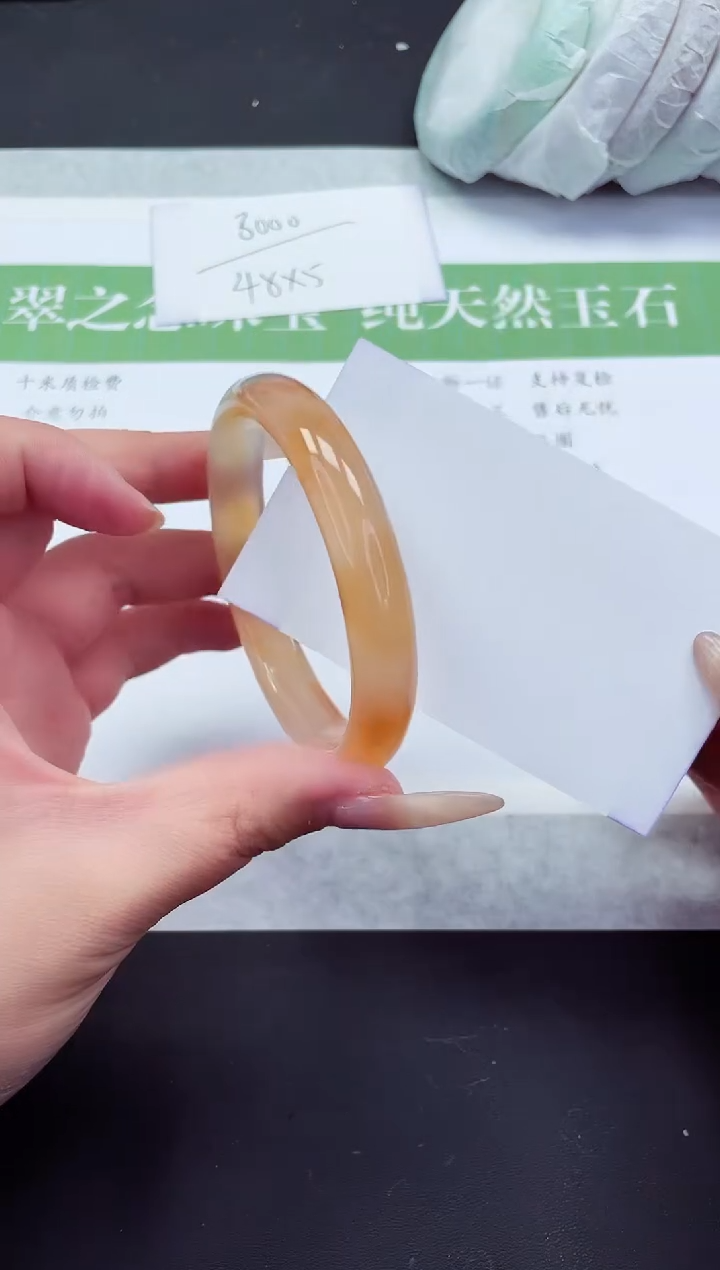 【闪购商品】石英质玉未镶嵌手镯M37-59+