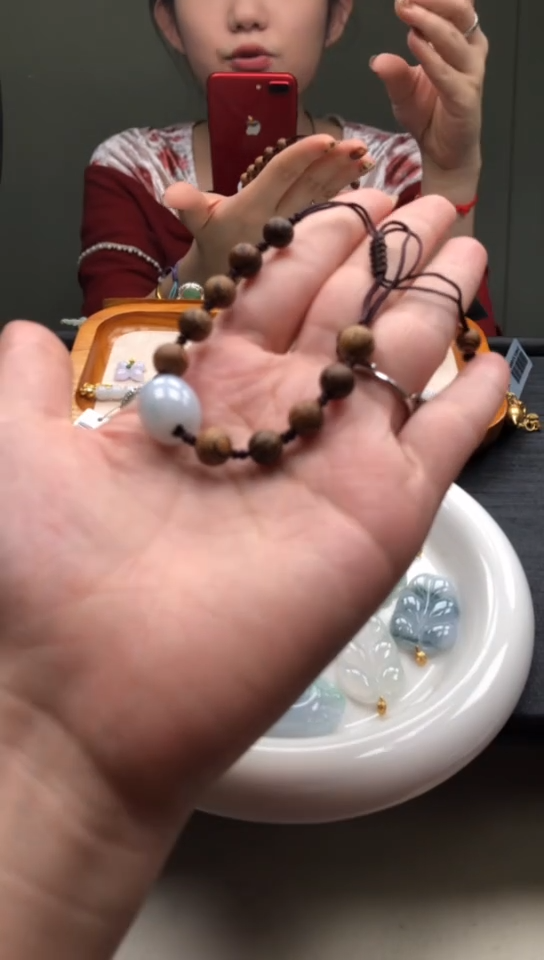 未镶嵌手串翡翠天然缅甸A货翡翠路路通