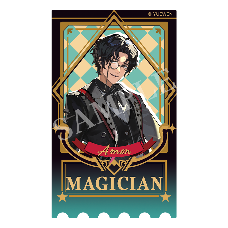 【文轩】诡秘之主马戏团系列浮雕烫金亚克力卡 阿蒙款 创意摆件