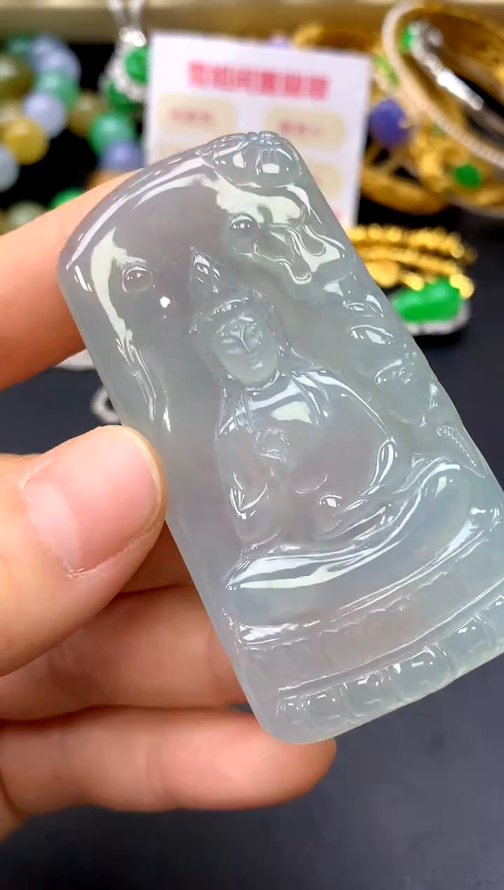 颈饰未镶嵌翡翠332-中国好珍宝