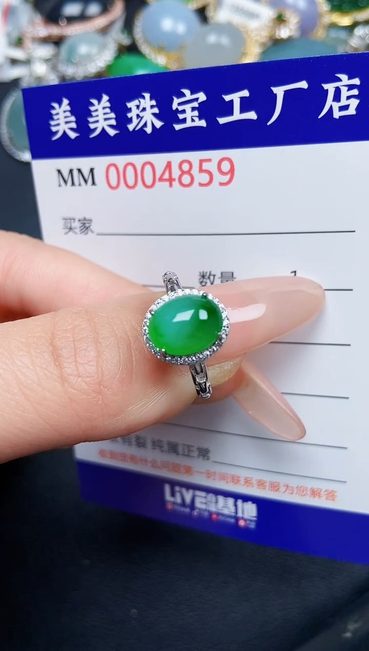 【闪购商品】翡翠颈饰银S925镶嵌4859