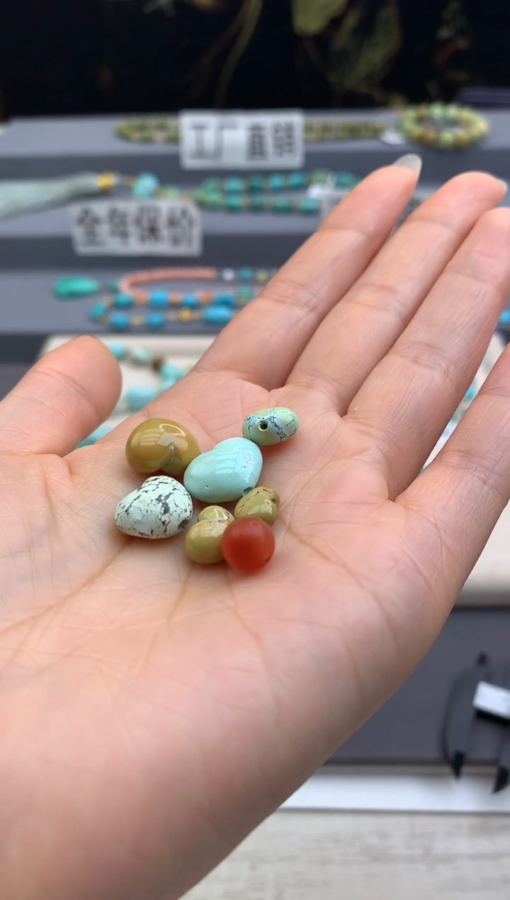 未镶嵌单珠南红玛瑙茜.F136